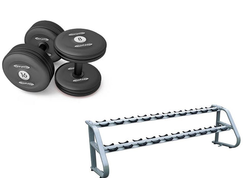 Dumbbell Set + Rack