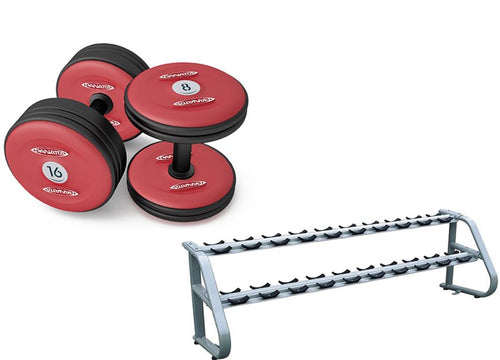 Dumbell Set + Rack